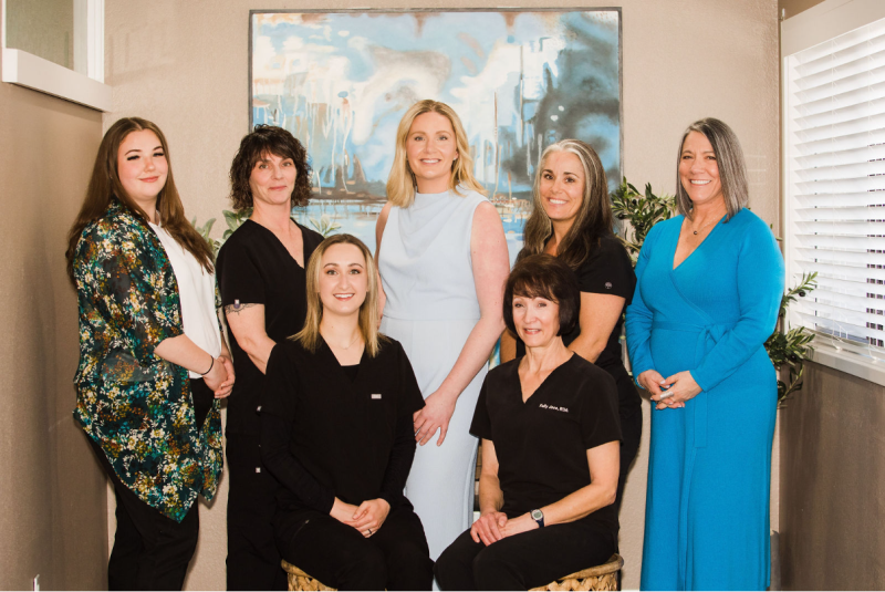 Dr. Jordan and staff