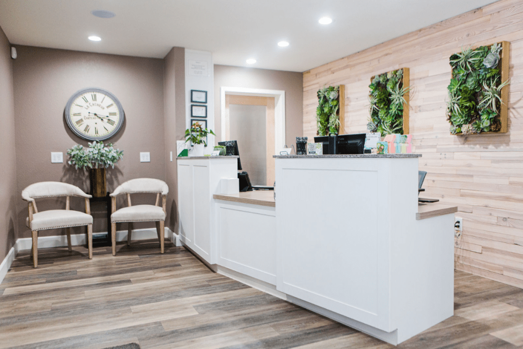 Reception area