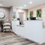 Reception area