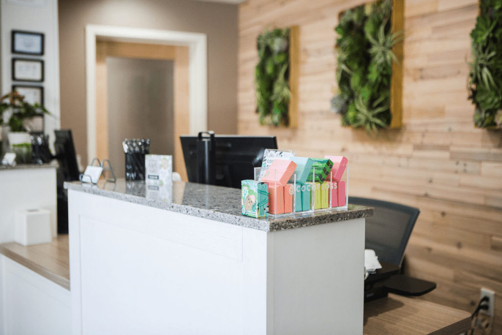 reception desk